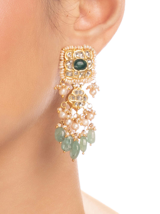 Takshvi Polki Ear Rings