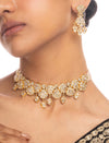 Vinessa Polki Long Earrings