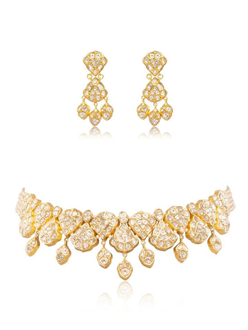 Fiara & Vinessa Polki U Necklace Set