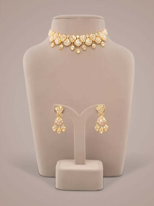 Fiara & Vinessa Polki U Necklace Set
