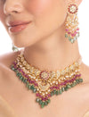 Miyori & Valeska Polki U Necklace Set
