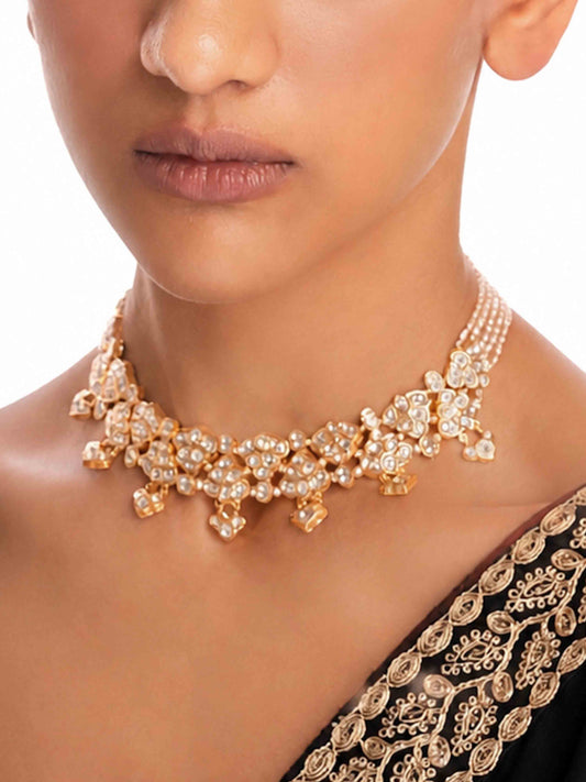 Yeva Polki U Necklace