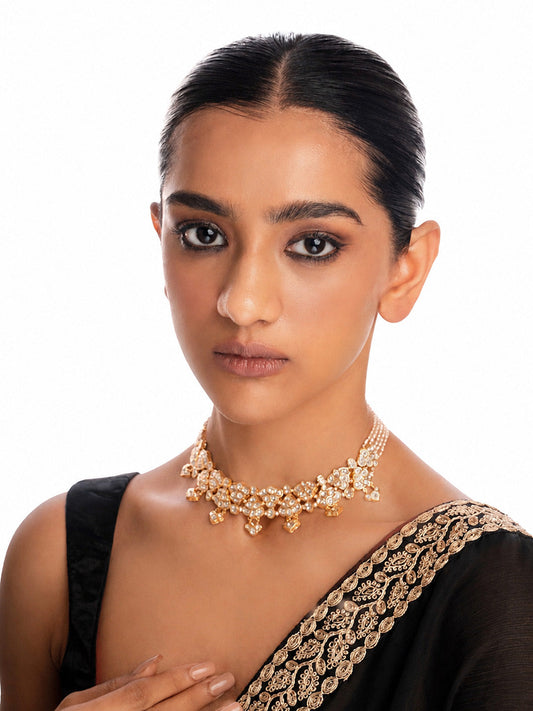 Yeva Polki U Necklace