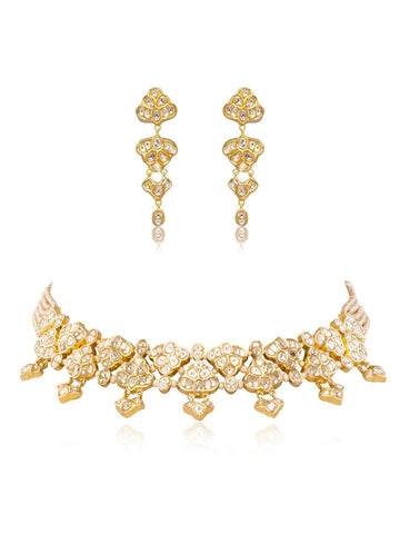 Yeva & Charita Polki U Necklace Set