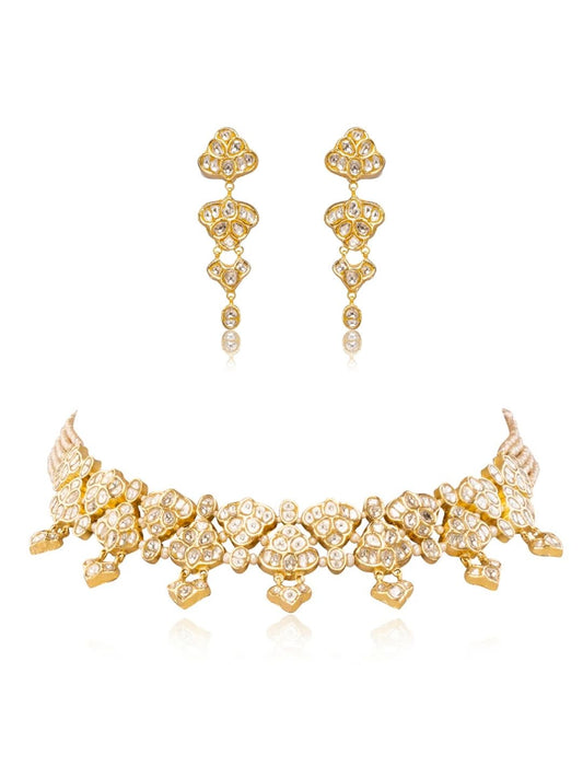 Yeva & Charita Polki U Necklace Set