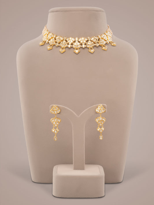 Yeva & Charita Polki U Necklace Set