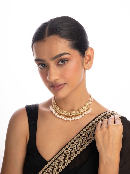 Irina Polki U Necklace