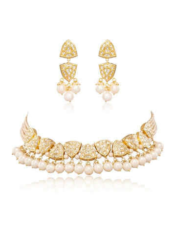 Irina & Inara Polki U Necklace Set