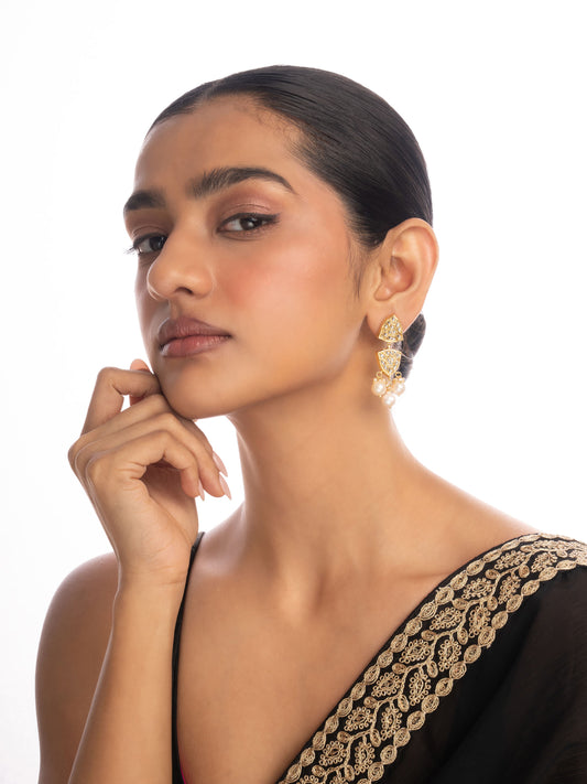 Inara Polki Long Earrings
