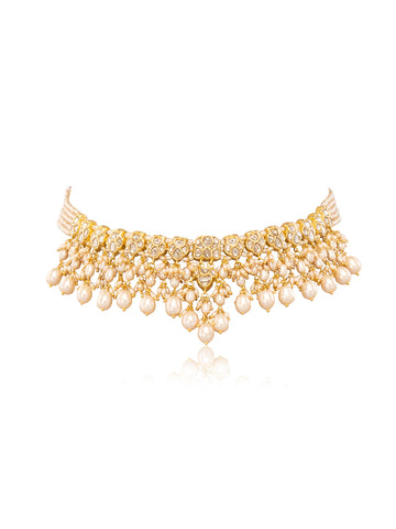 Areeba Polki U Necklace