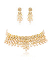 Areeba & Rumani Polki U Necklace Set
