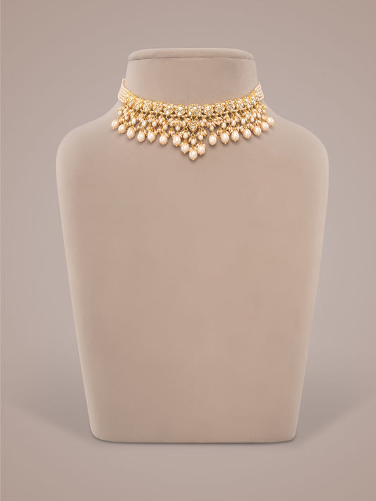 Areeba Polki U Necklace