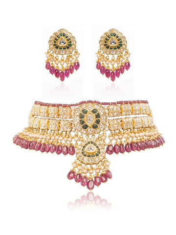 Imri & Erisha Polki Choker Set