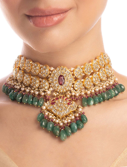 Friti Polki Choker