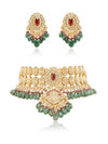 Friti & Taashi Polki Choker Set
