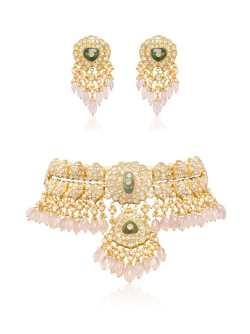 Mishika & Shauni Polki Choker Set