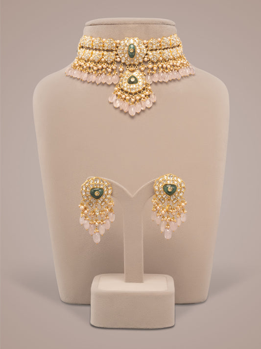 Mishika & Shauni Polki Choker Set
