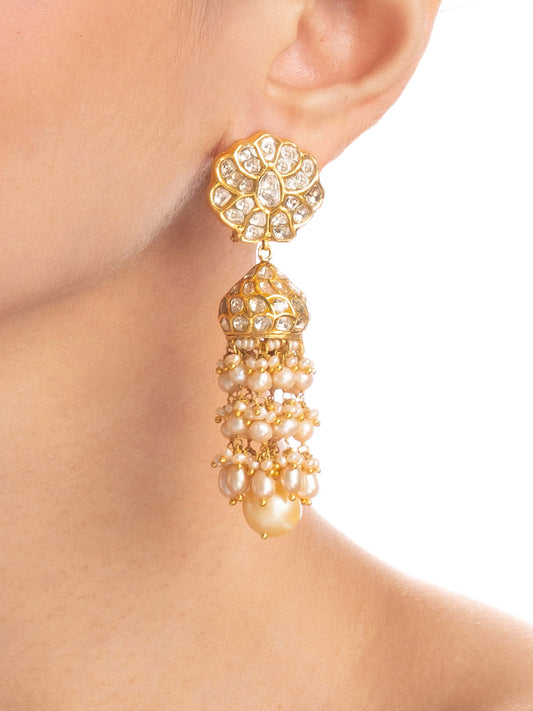 Intha Polki Jhumkas