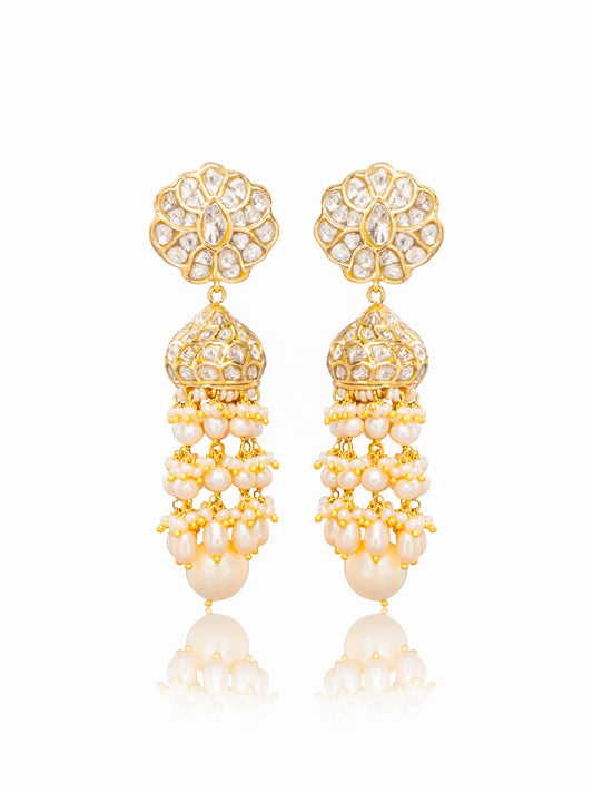 Intha Polki Jhumkas