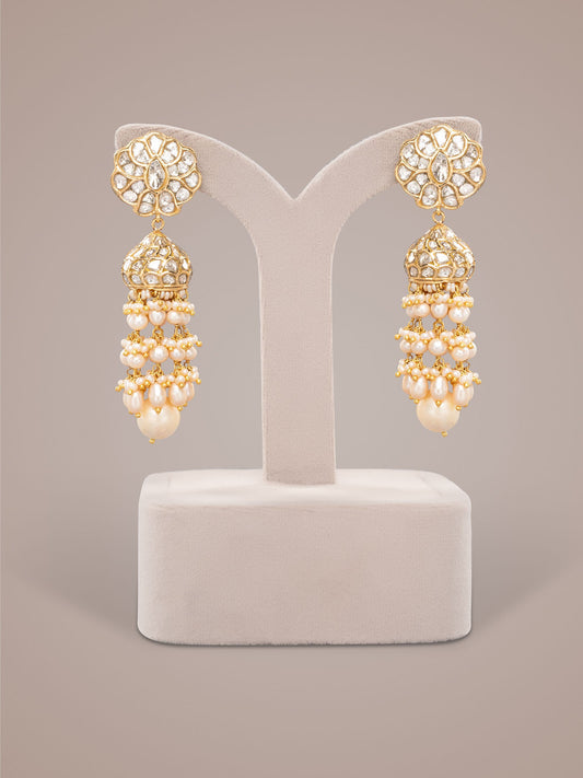 Intha Polki Jhumkas