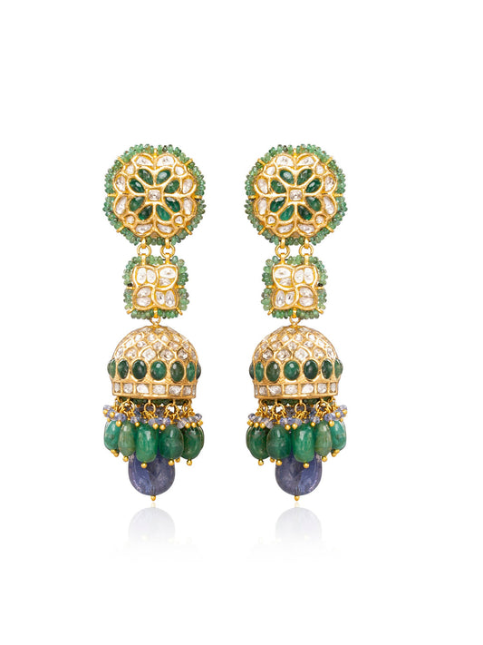 Nirvika Polki Jhumkas