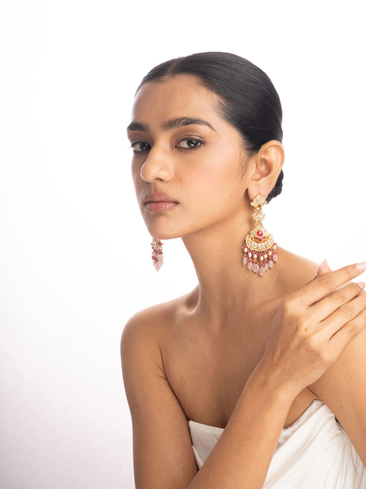 Prisha Polki Chandbali