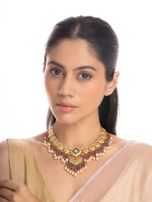 Dilara Polki U Necklace