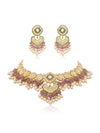 Dilara & Sira Polki U Necklace Set
