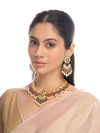 Dilara & Sira Polki U Necklace Set