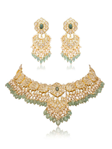 Sarelia & Nadora Polki U Necklace Set