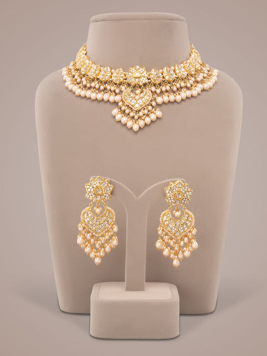Omisha & Nadya Polki U Necklace Set
