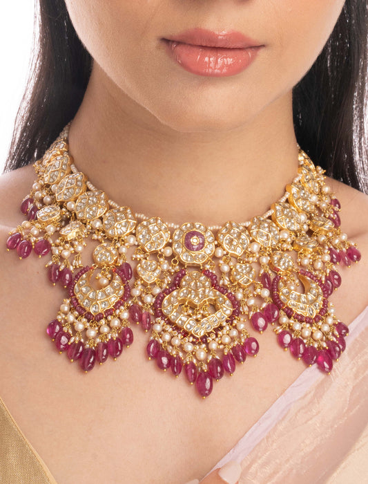 Aarvika Polki U Necklace