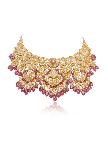 Aarvika Polki U Necklace
