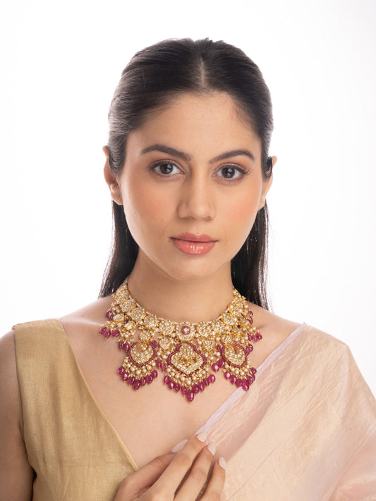 Aarvika Polki U Necklace