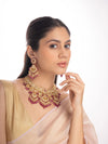 Aarvika & Emaya Polki U Necklace Set
