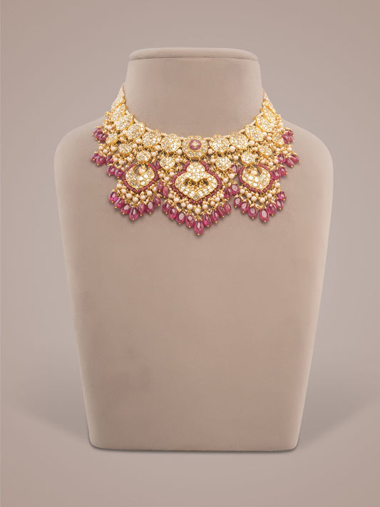 Aarvika Polki U Necklace