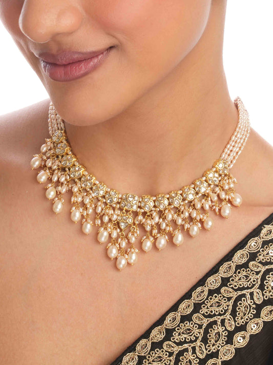 Safiah Polki U Necklace