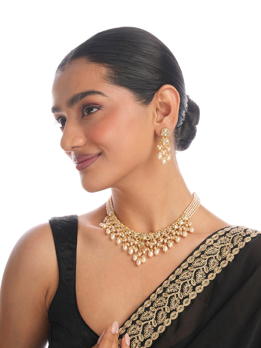 Safiah Polki U Necklace
