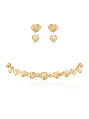 Safiah & Kiana Polki U Necklace Set