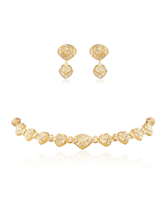 Safiah & Kiana Polki U Necklace Set