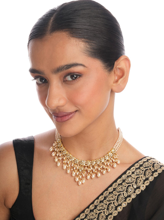 Safiah Polki U Necklace