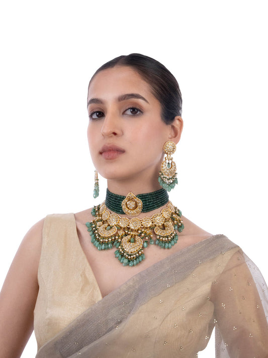 Avira Polki Bridal Set