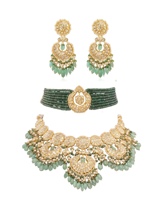 Avira Polki Bridal Set