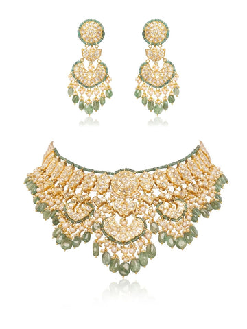 Valentina  & Izara Polki U Necklace Set