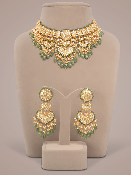 Valentina  & Izara Polki U Necklace Set