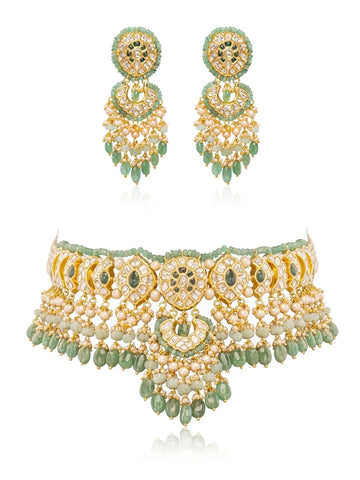 Sariah & Ravenna Polki Choker Set