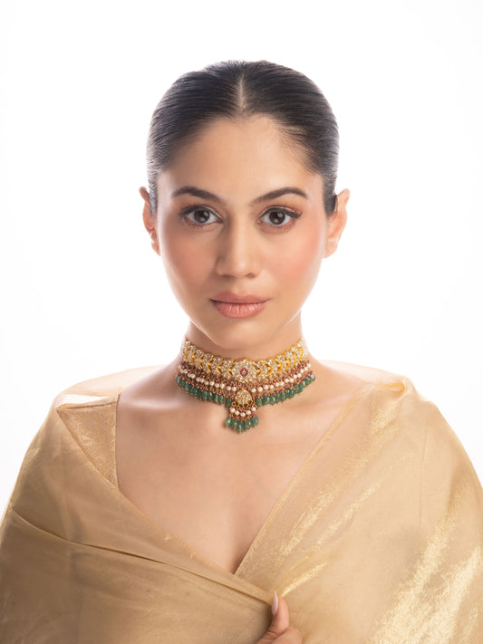 Shamsi Polki Choker
