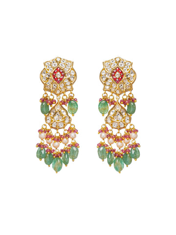 Aghna Polki Ear Rings