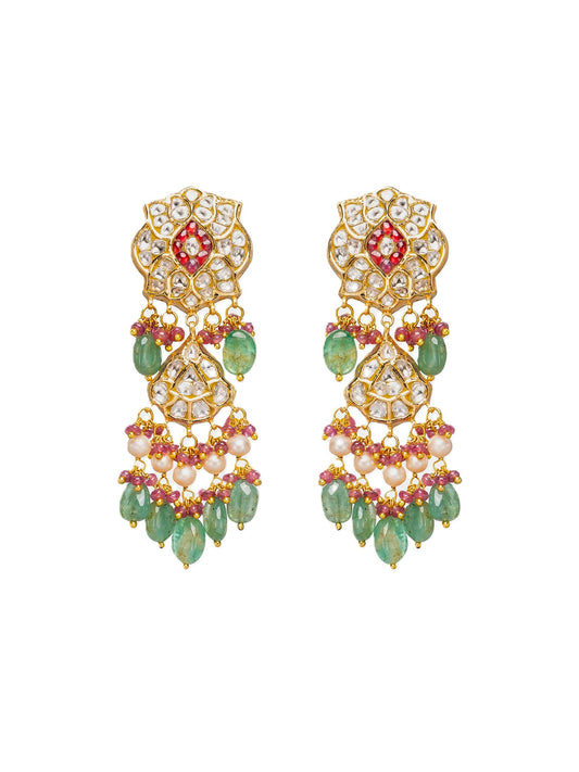 Aghna Polki Ear Rings