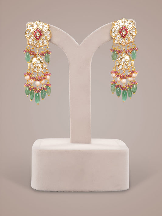 Aghna Polki Ear Rings